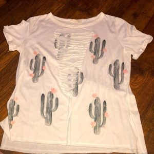 Super cute and soft cactus tee
